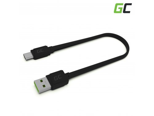 Kabel USB-C Type C 25cm Green Cell Matte rychlé nabíjení Ultra Charge, Quick Charge 3.0