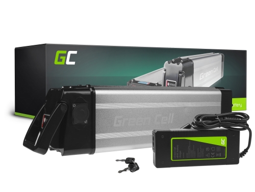Green Cell Baterie Pro Elektrokola 36V 15Ah 540Wh Silverfish Ebike 4 Pin na Zündapp, Hitway, Vivi, Fafrees s Nabíječkou