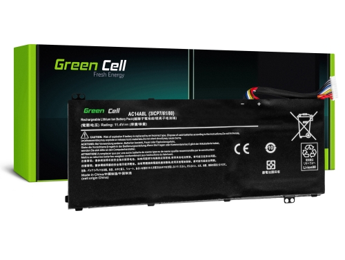 Baterie pro Acer Aspire VX 15 VX5-591-58TC 3800 mAh notebook - Green Cell